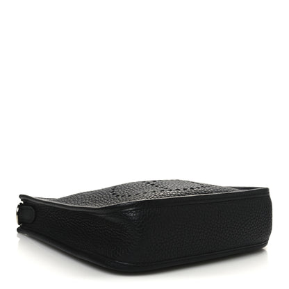 Hermes Taurillon Clemence Evelyne TPM Black 4 of 10