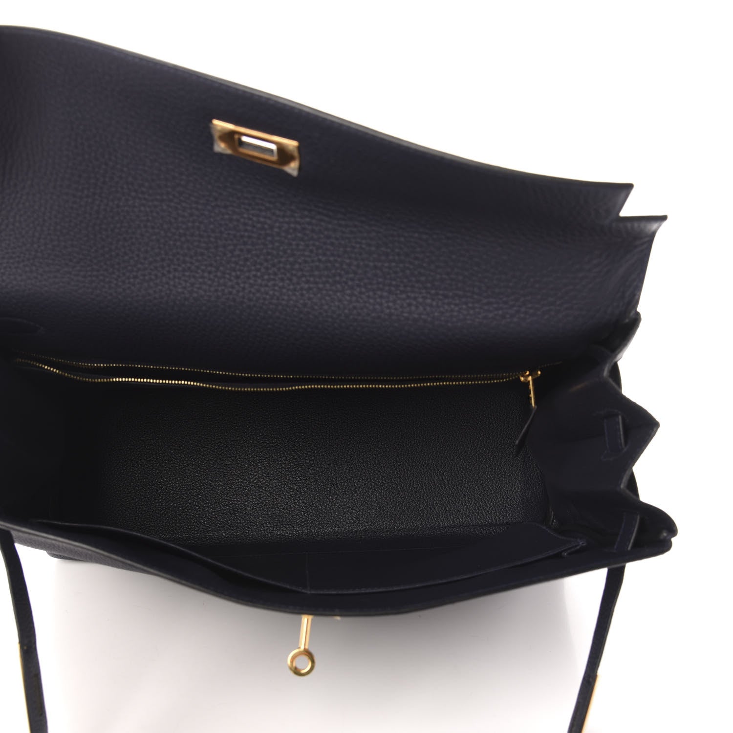 Hermes Togo Kelly Retourne 35 Bleu Nuit 5 of 12