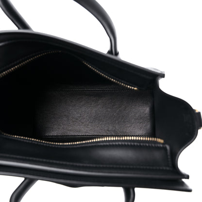 Celine Smooth Calfskin Nano Luggage Black 5 of 14
