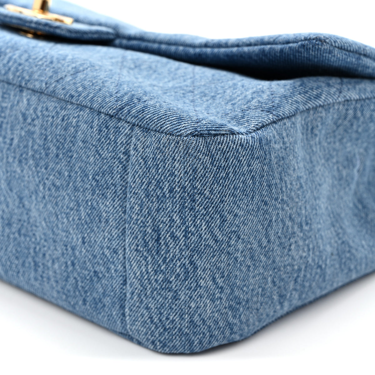 Chanel Denim Small Souplissimo Maxi Flap Blue 10 of 11