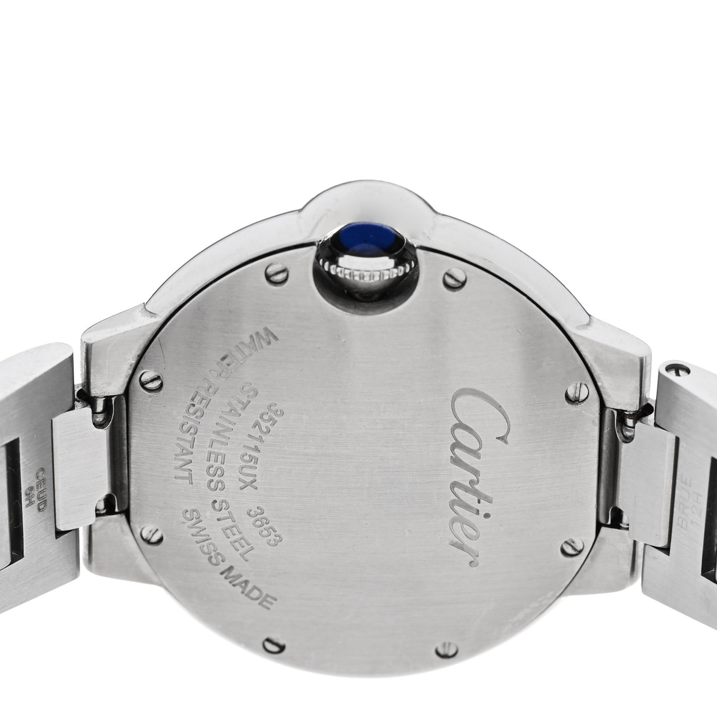 Stainless Steel 33mm Ballon Bleu De Cartier Quartz Watch
