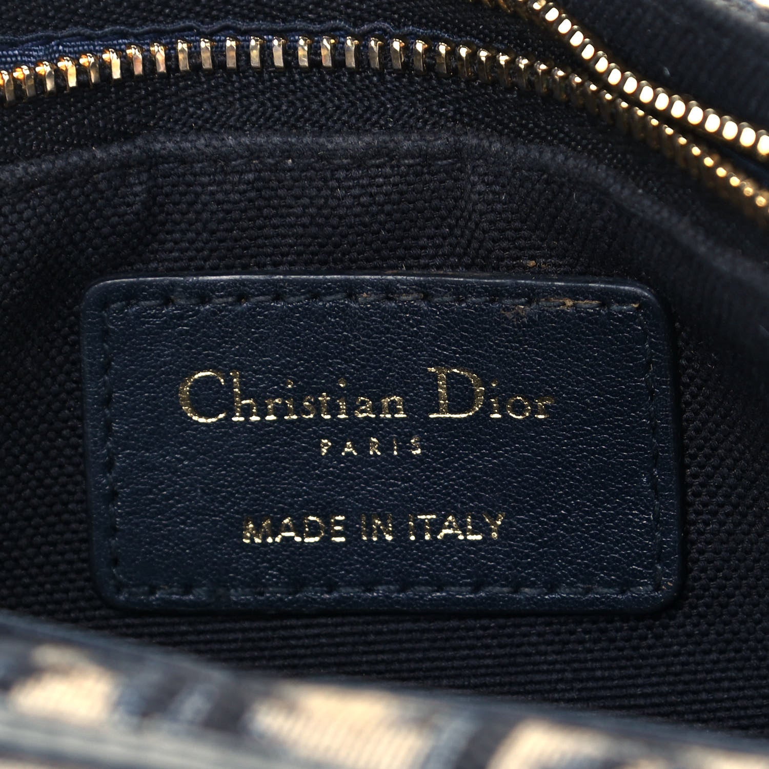 Christian Dior Oblique 30 Montaigne 2-In-1 Pouch Blue 9 of 17