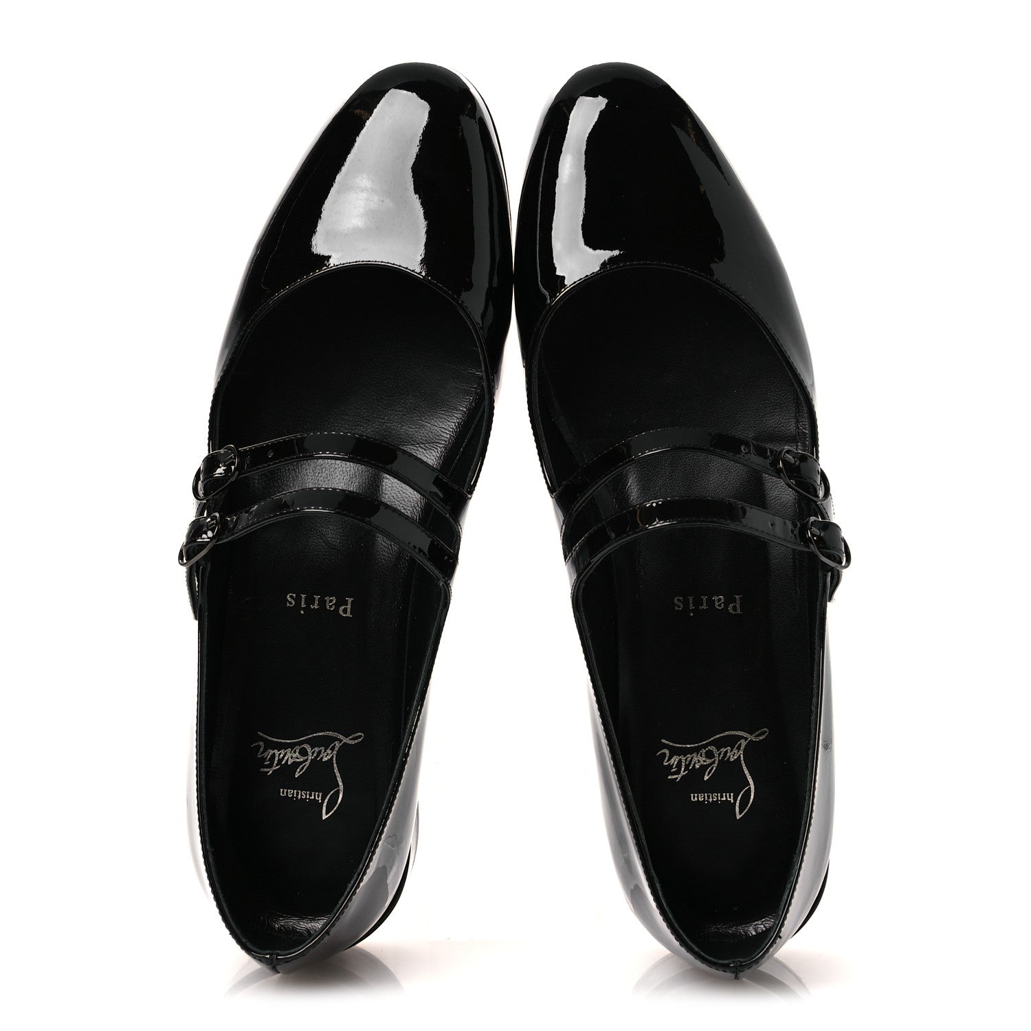 Christian Louboutin Patent Sweet Jane Flats 39 Black 2 of 11