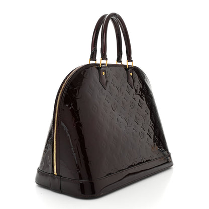 Louis Vuitton Vernis Alma GM Amarante 3 of 11