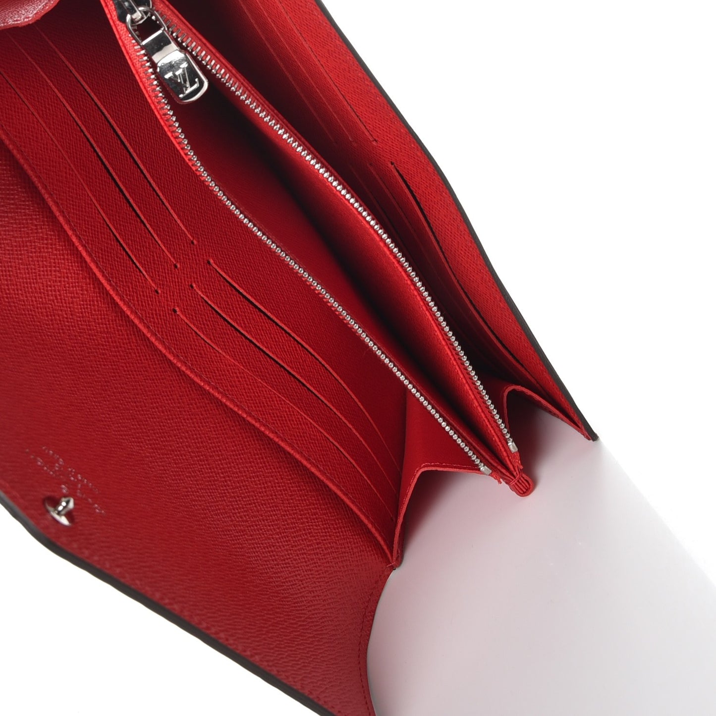 Epi Sarah Wallet NM Coquelicot