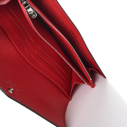Louis Vuitton Epi Sarah Wallet NM Coquelicot 5 of 8