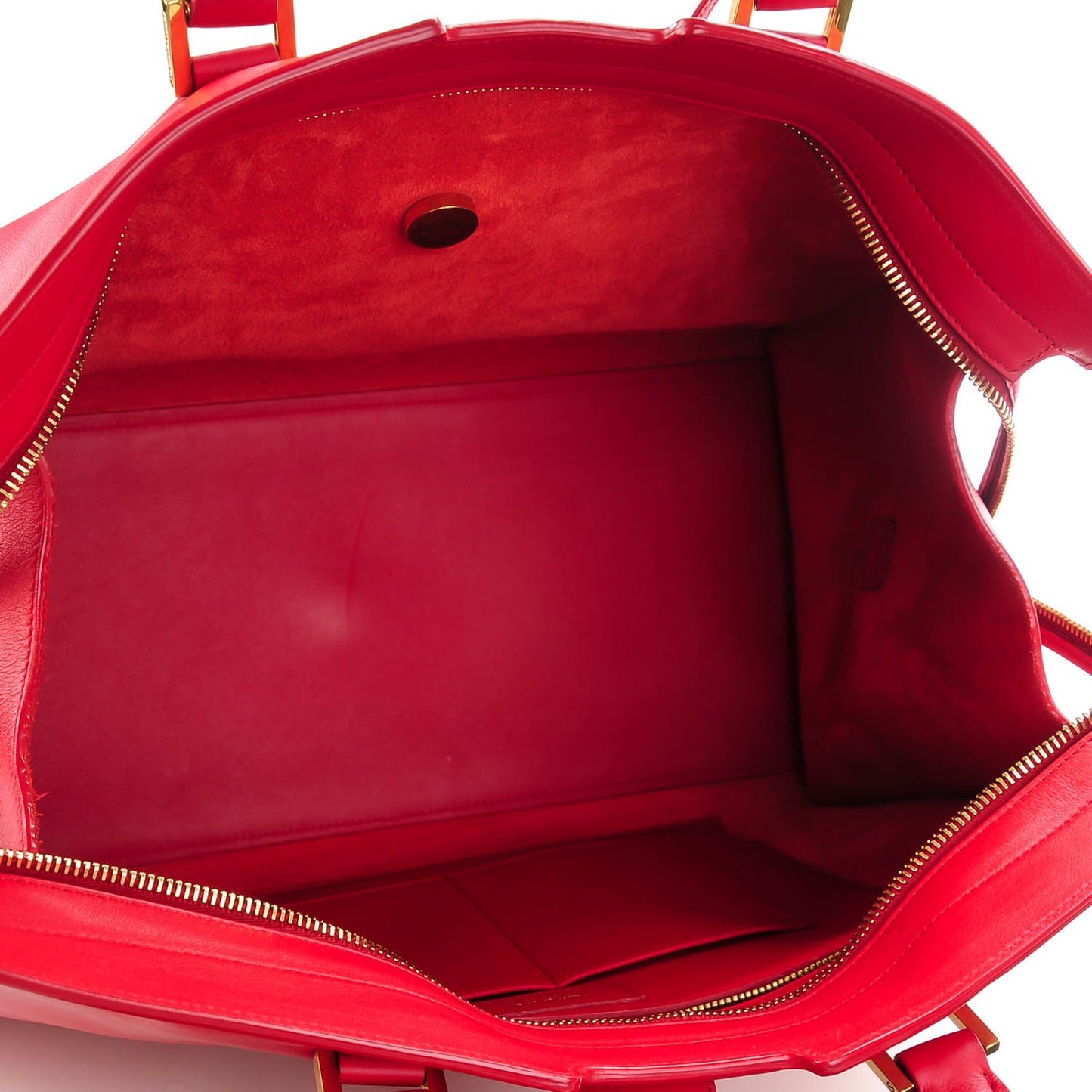 Calfskin Medium Classic Cabas Y Red