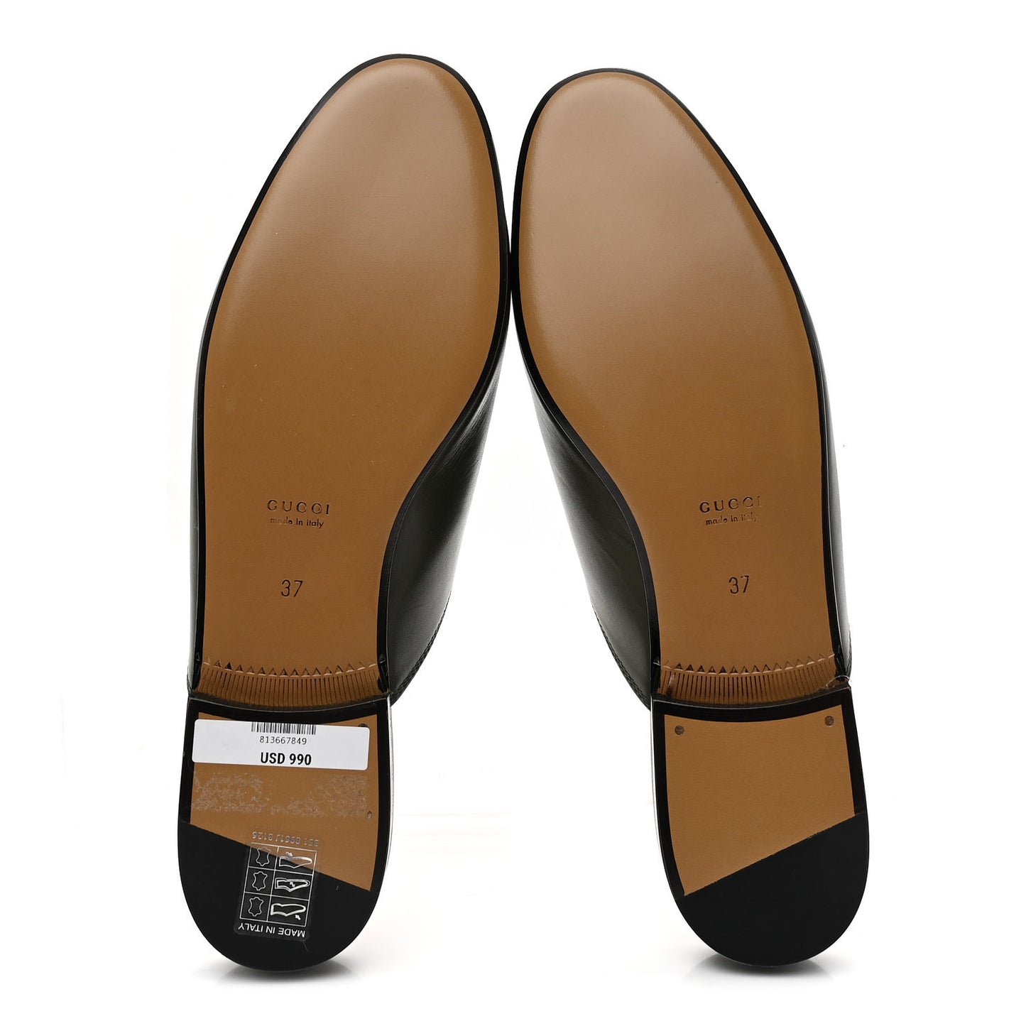 Calfskin Womens Princetown Slippers 37 Luscious Green