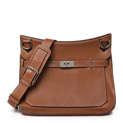 Hermes Taurillon Clemence Jypsiere 31 Gold 1 of 9