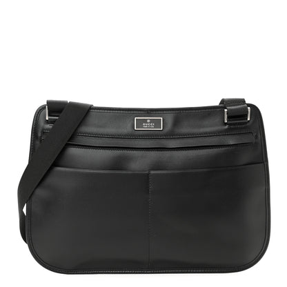 Gucci Pebbled Calfskin Medium Soho Messenger Bag Black 1 of 11