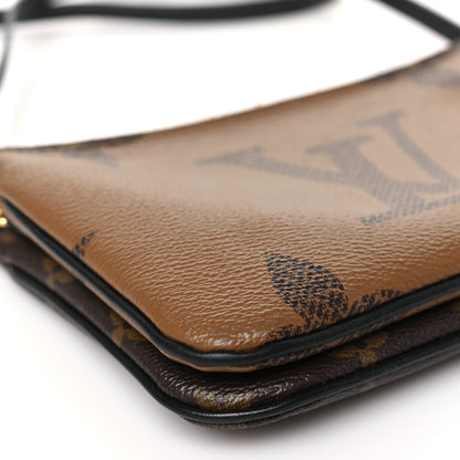 Louis Vuitton Reverse Monogram Giant Double Zip Pochette 8 of 9