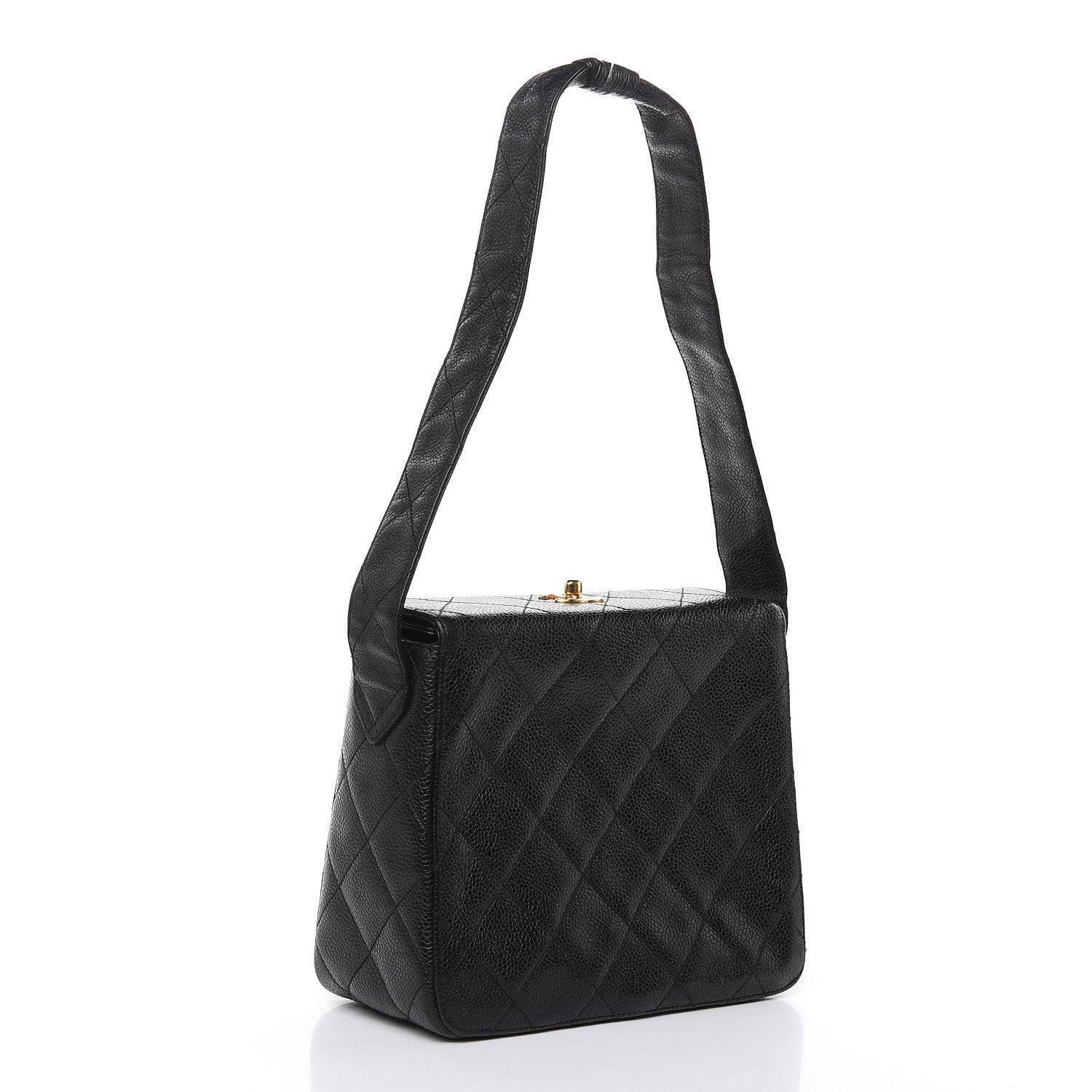 Chanel Caviar Quilted Shoulder Bag Black 3 of 12