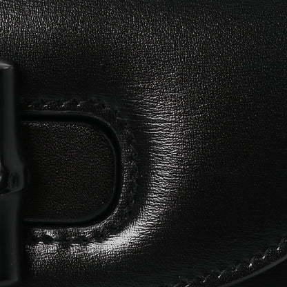 Gucci Boarded Dyana Lux Calfskin Web Monochrome Mini Bamboo 1947 Top Handle Bag Black 8 of 11