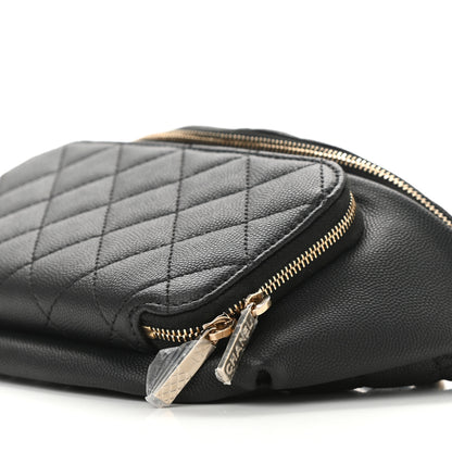 Chanel Caviar Quilted Business Affinity Waist Belt Bag Black 11 of 12