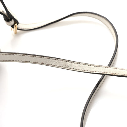 Gucci Monogram GG Heart Charm Crossbody Pochette White 11 of 14