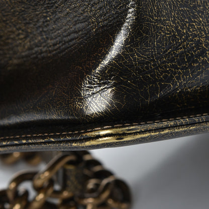 Chanel Metallic Calfskin Quilted Medium Boy Flap Gold 12 of 14