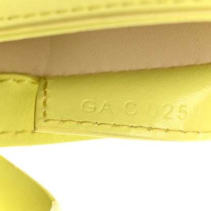 Givenchy Box Calfskin Mini Cut Out Shoulder Bag Neon Yellow 7 of 10