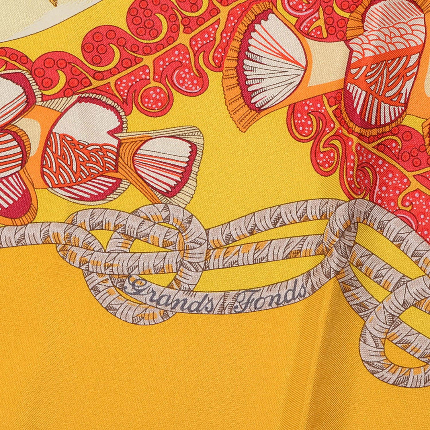 Hermes Silk Grands Fonds Scarf 90 4 of 6