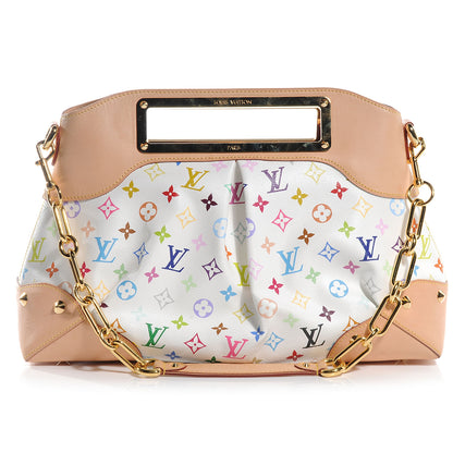 Louis Vuitton Monogram Multicolor Judy GM White 1 of 8