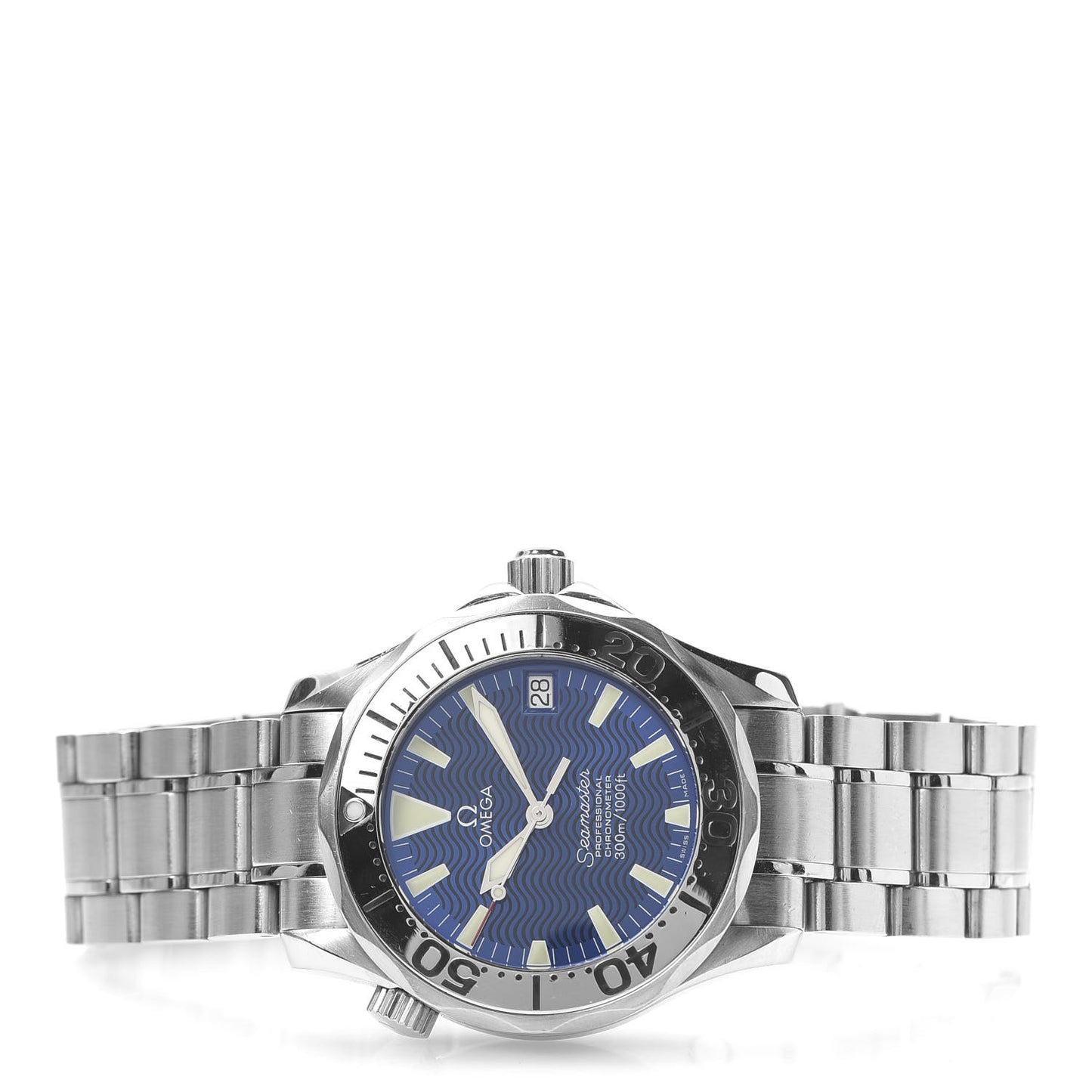 Stainless Steel 36mm Seamaster Professional Automatic Watch Blue 2253.80