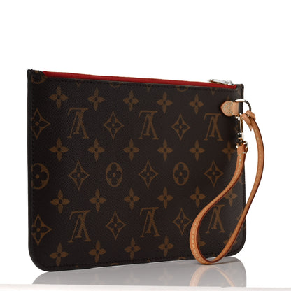 Louis Vuitton Monogram Neverfull MM GM Pochette Pivoine 3 of 8