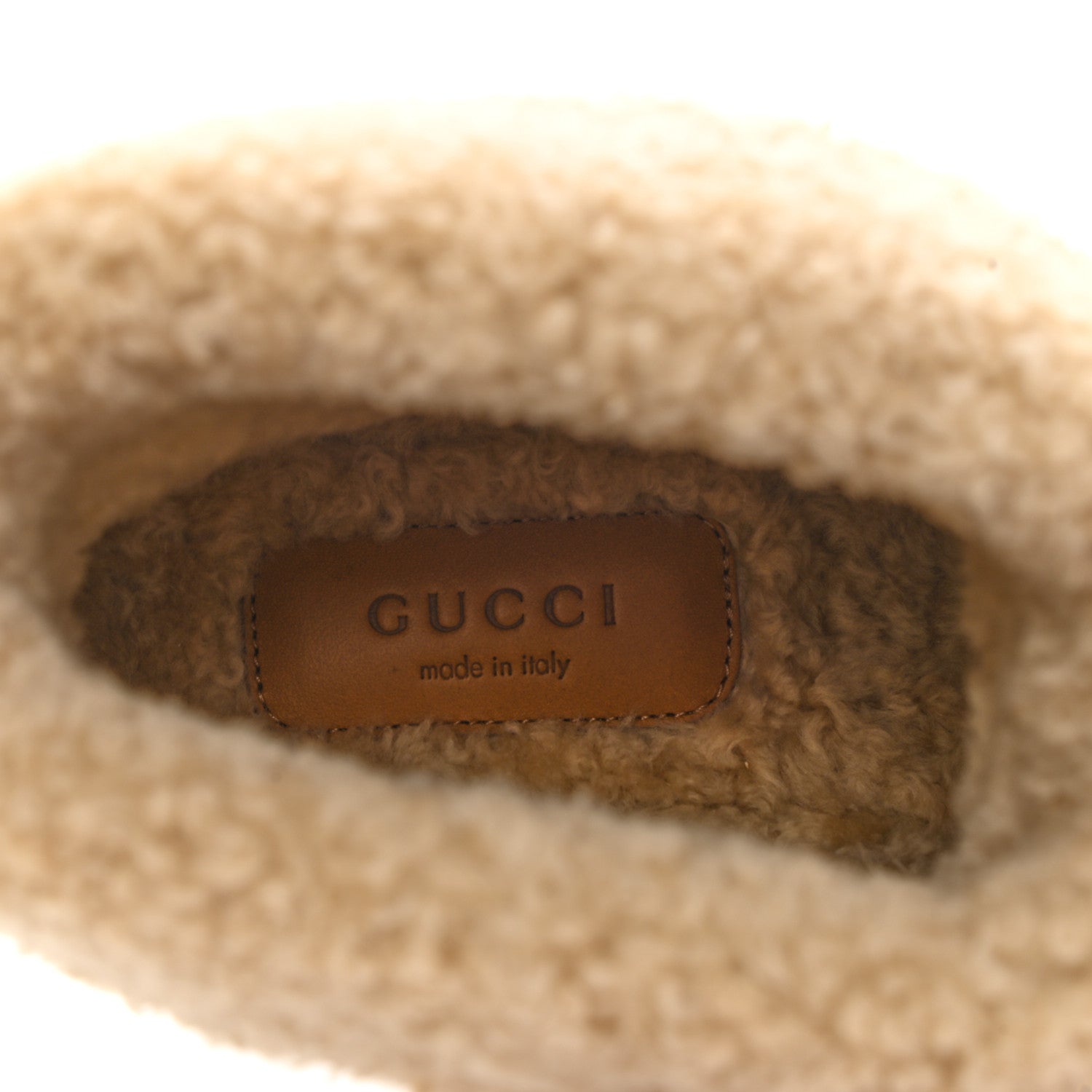 Gucci Canvas Wool Lame GG Monogram Womens Fria Horsebit Ankle Boots 36 Gardenia Silver Butterscotch 6 of 10