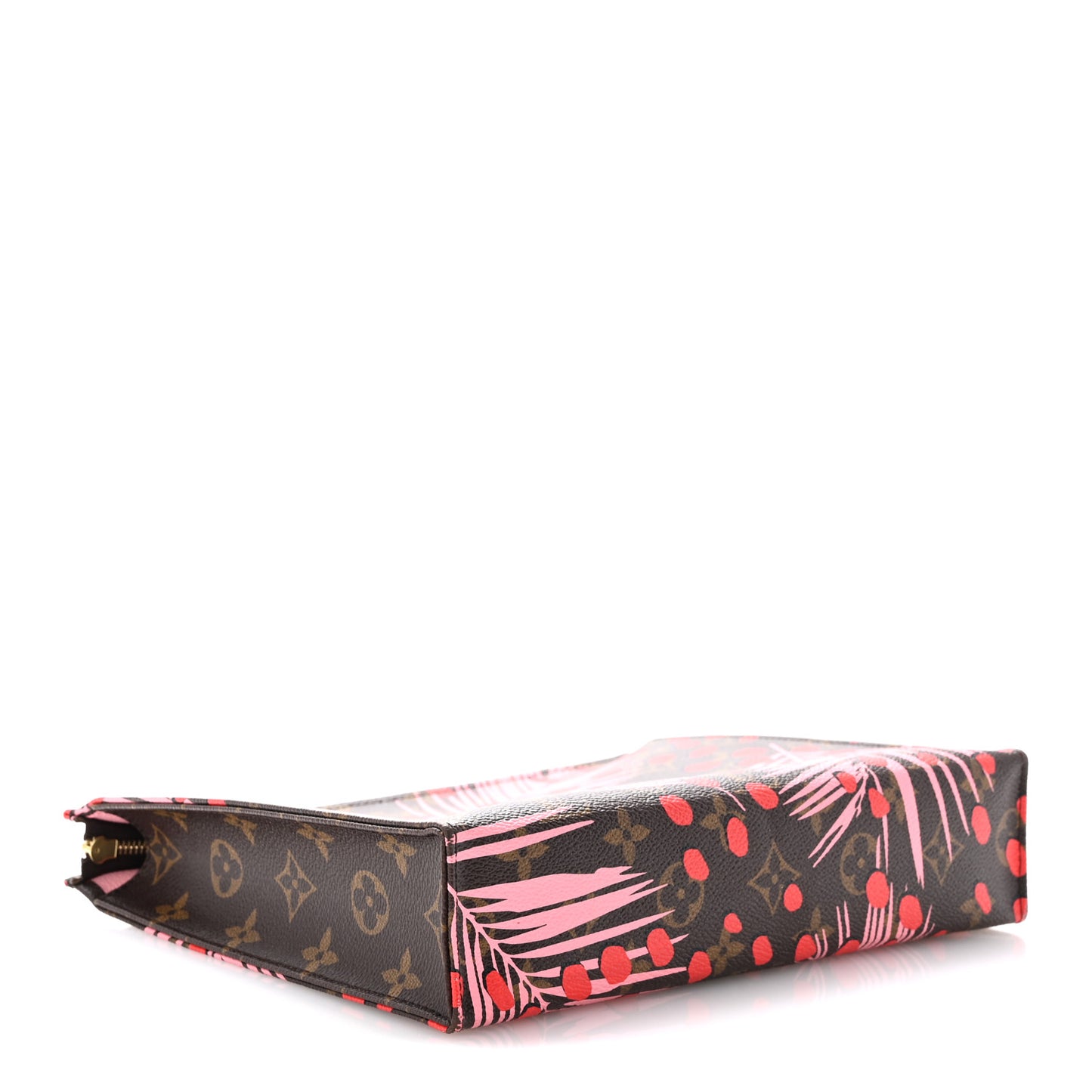 Monogram Jungle Dots Toiletry Pouch 26 Sugar Pink Poppy