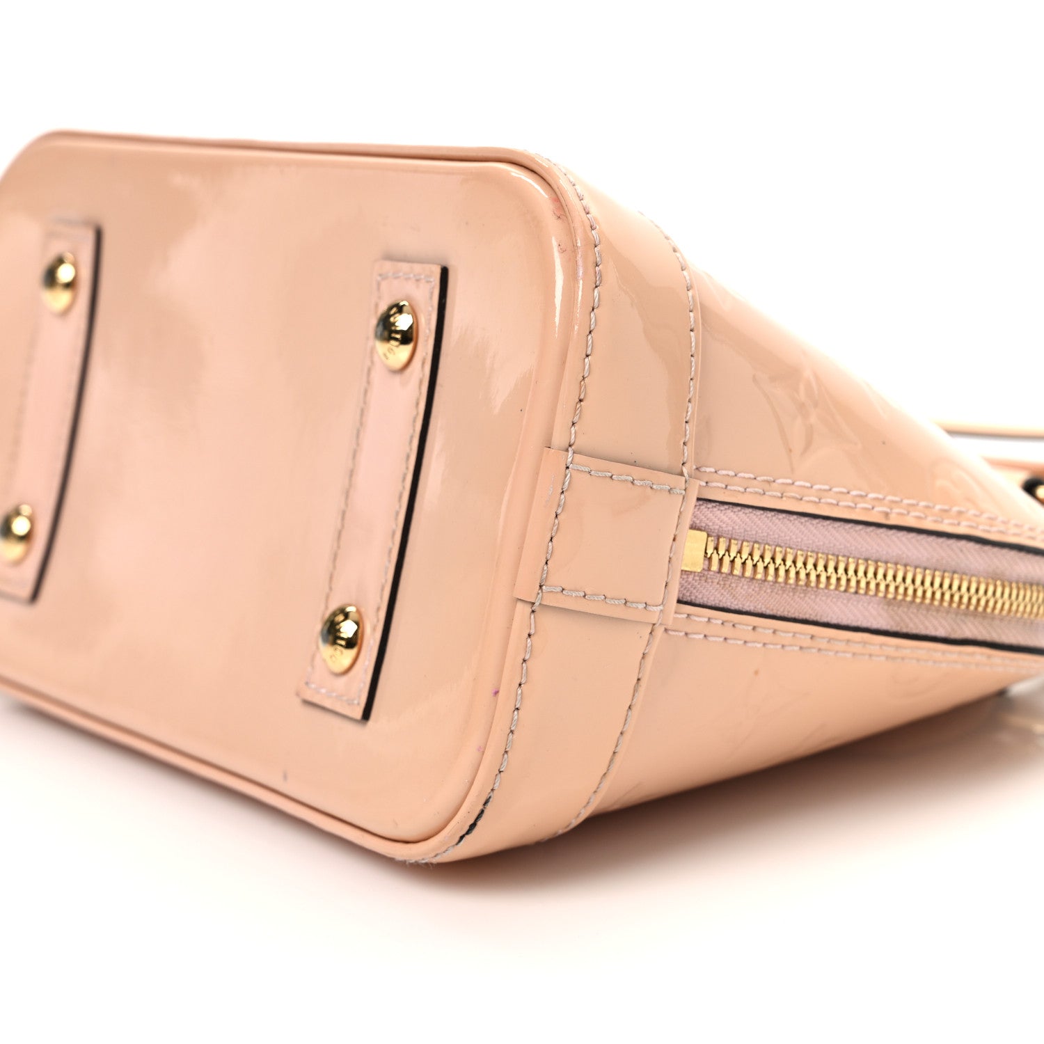 Louis Vuitton Vernis Alma BB Rose Ballerine 10 of 15