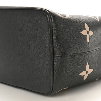 Louis Vuitton Empreinte Monogram Giant Neonoe MM Black Beige 10 of 11