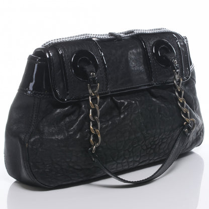 Fendi Nappa Patent B Bag Black 3 of 9