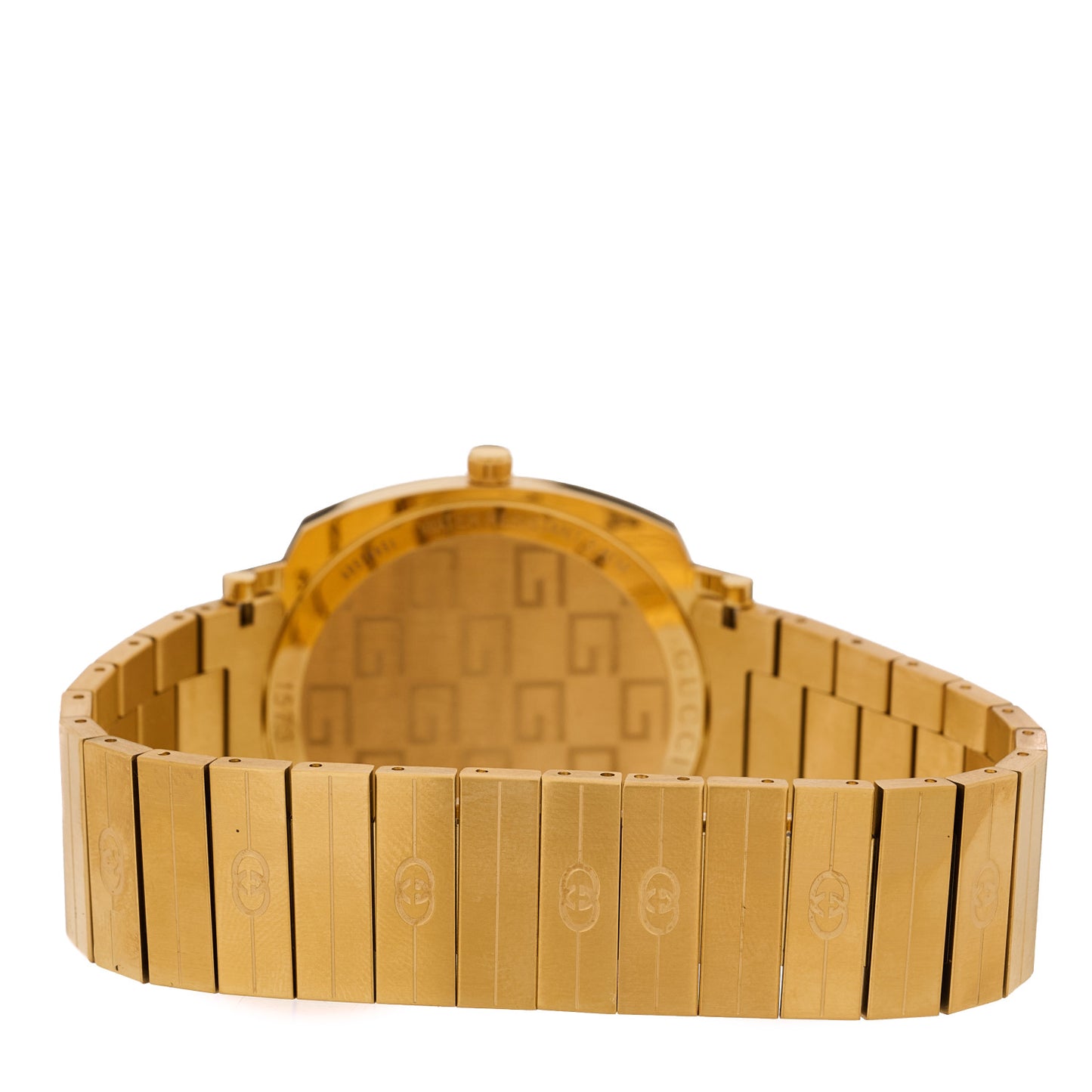 Stainless Steel 38mm Grip Quartz Watch Gold
