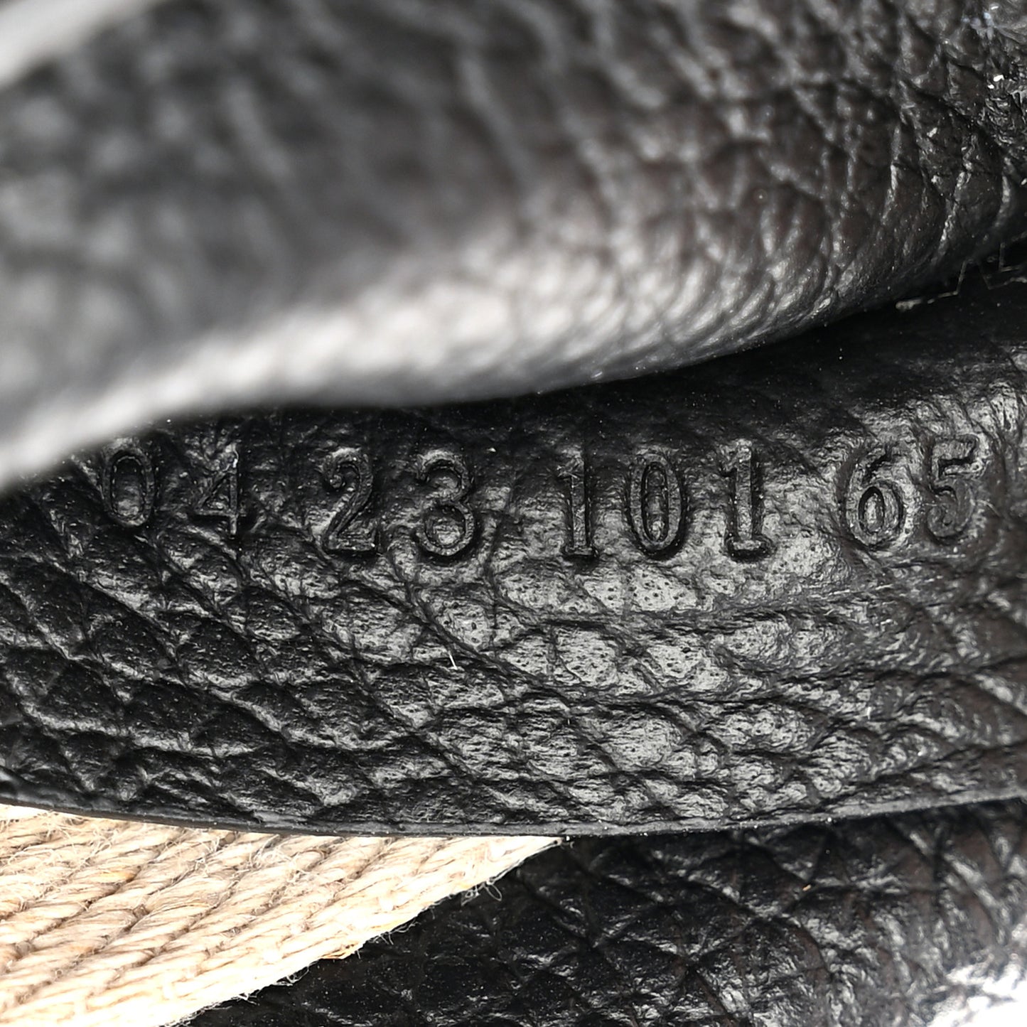 Grained Calfskin Small Marcie Saddle Bag Black