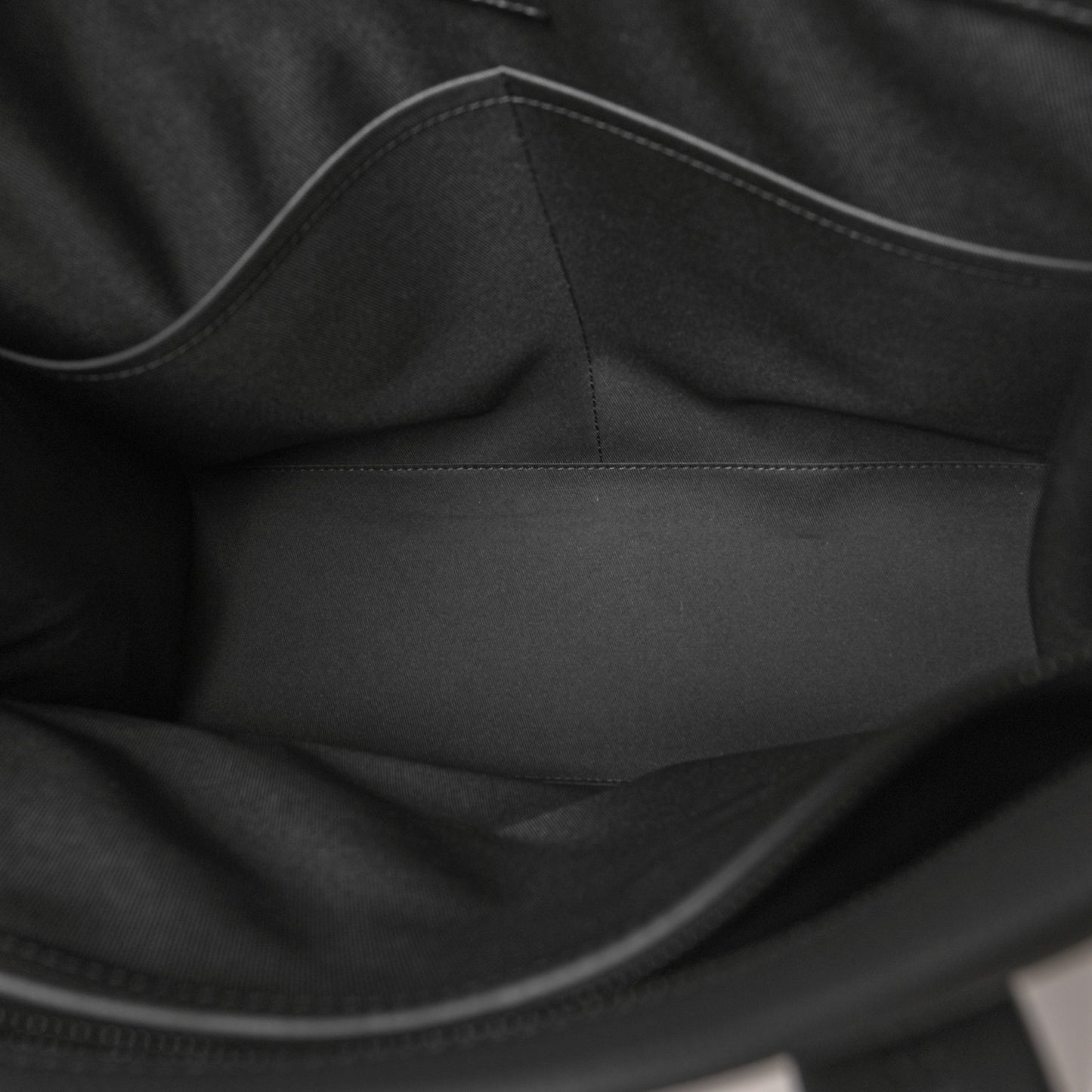 Grained Calfskin LV Aerogram Tote Black