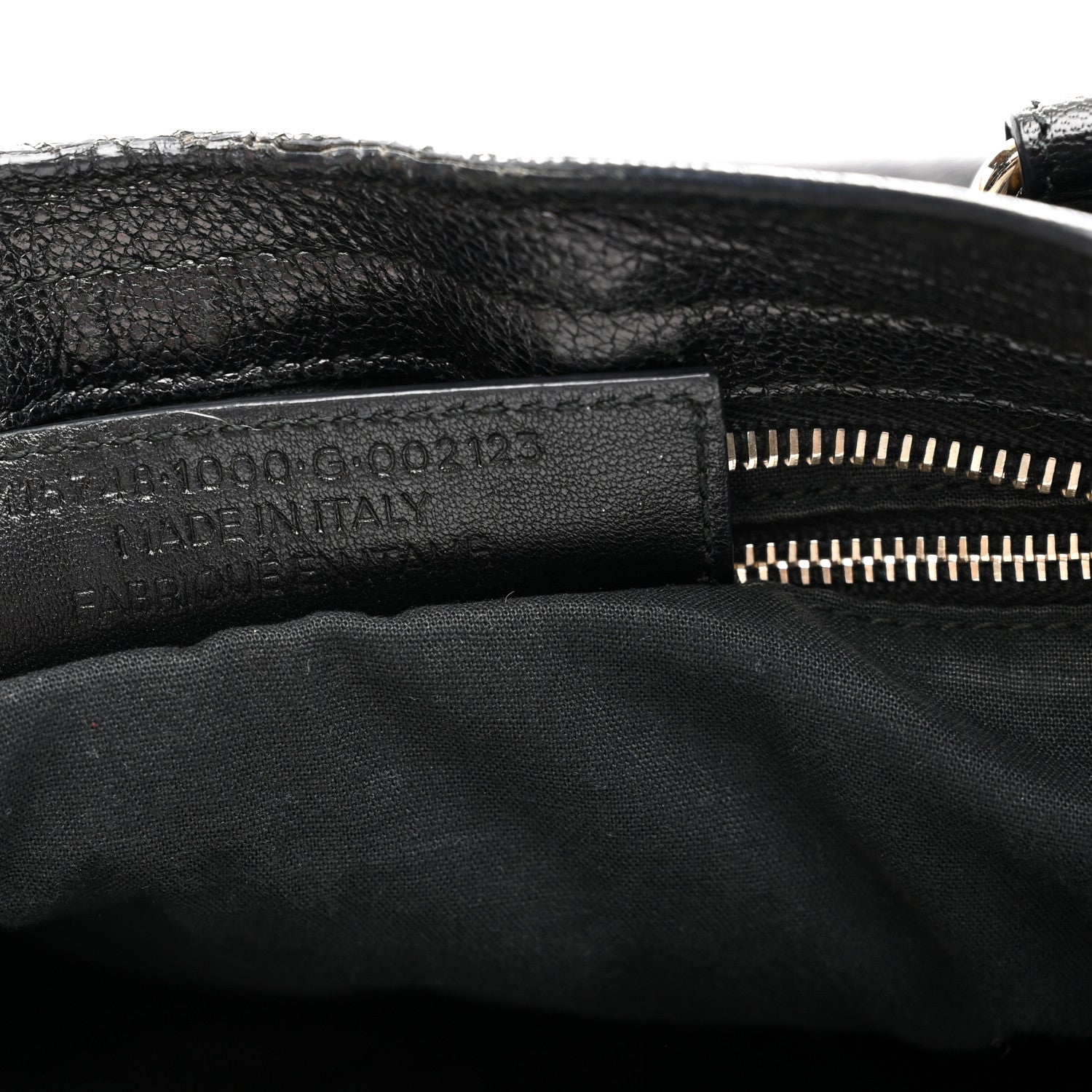 Balenciaga Chevre Gold Metallic Edge Hardware City Black 8 of 11