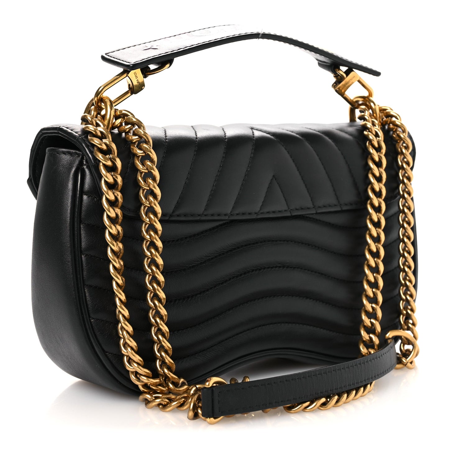 Calfskin New Wave Chain MM Black