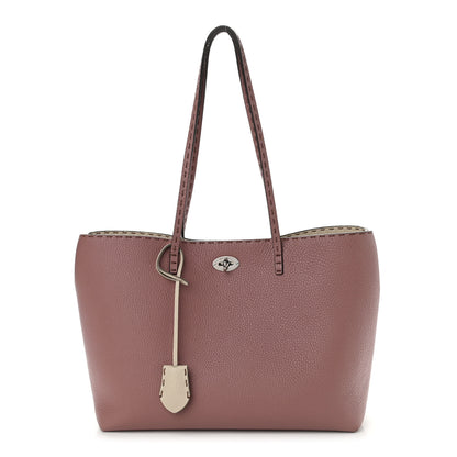 Fendi Cuoio Romano Selleria Bi-Color Carla Shopping Tote English Rose Camelia 1 of 11