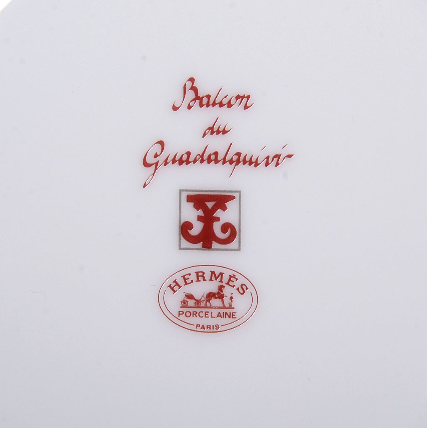 Porcelain Balcon du Guadalquivir Tea Cup and Saucer Set of 2