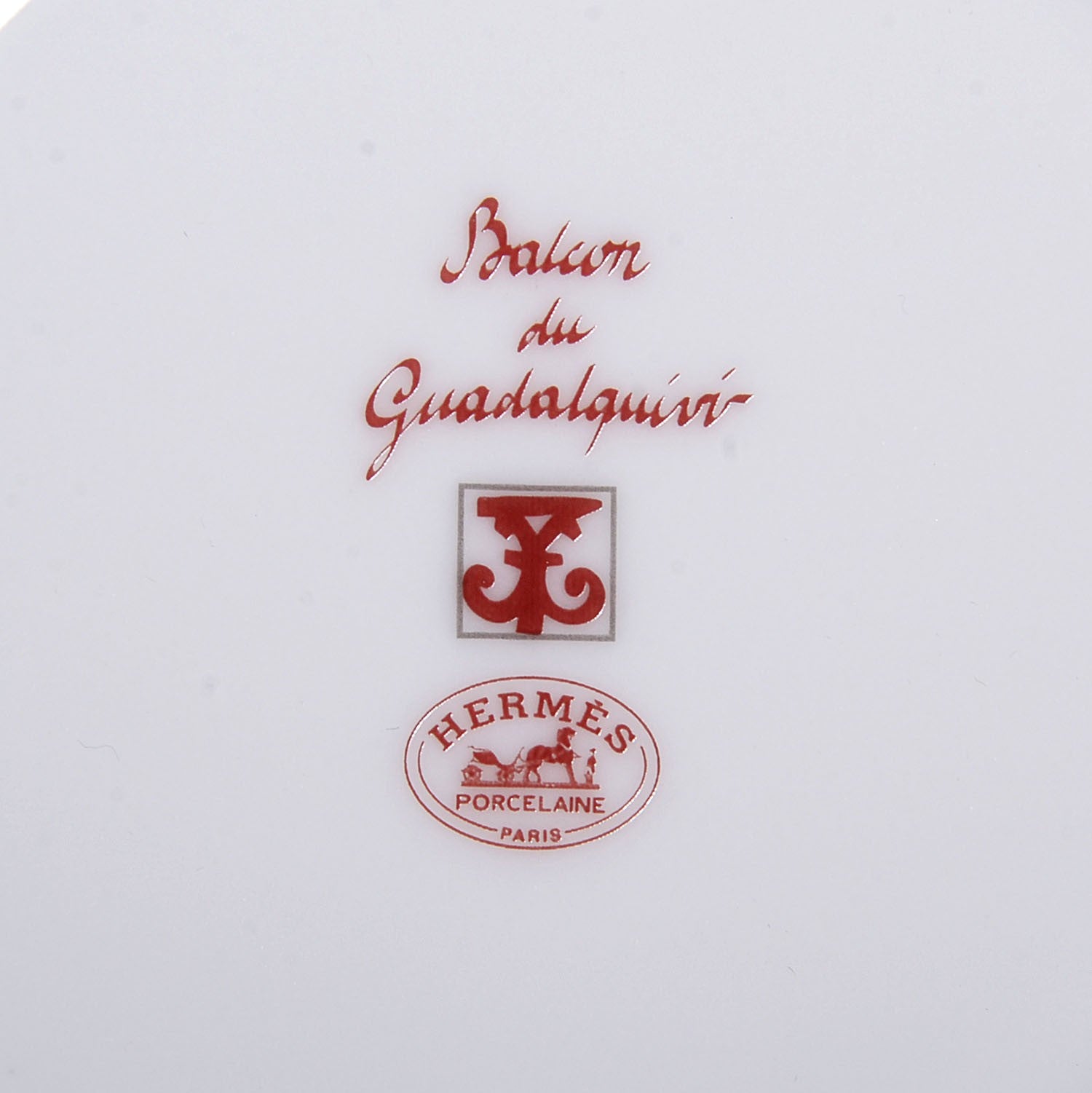 Hermes Porcelain Balcon du Guadalquivir Tea Cup and Saucer Set of 2 7 of 11