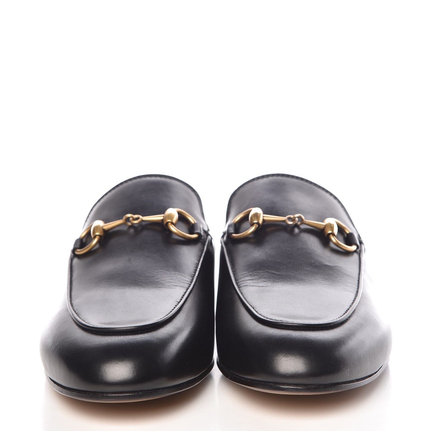 Calfskin Womens Princetown Slippers 35 Black