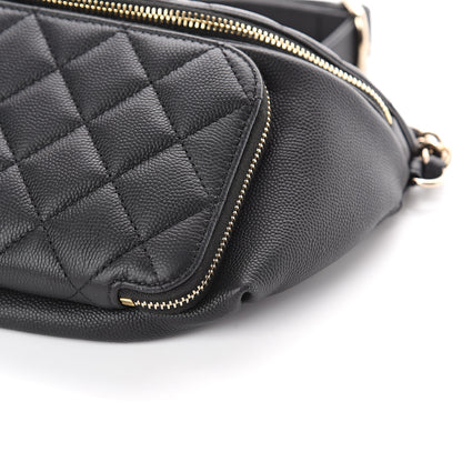 Chanel Caviar Quilted Business Affinity Waist Belt Bag Black 8 of 8