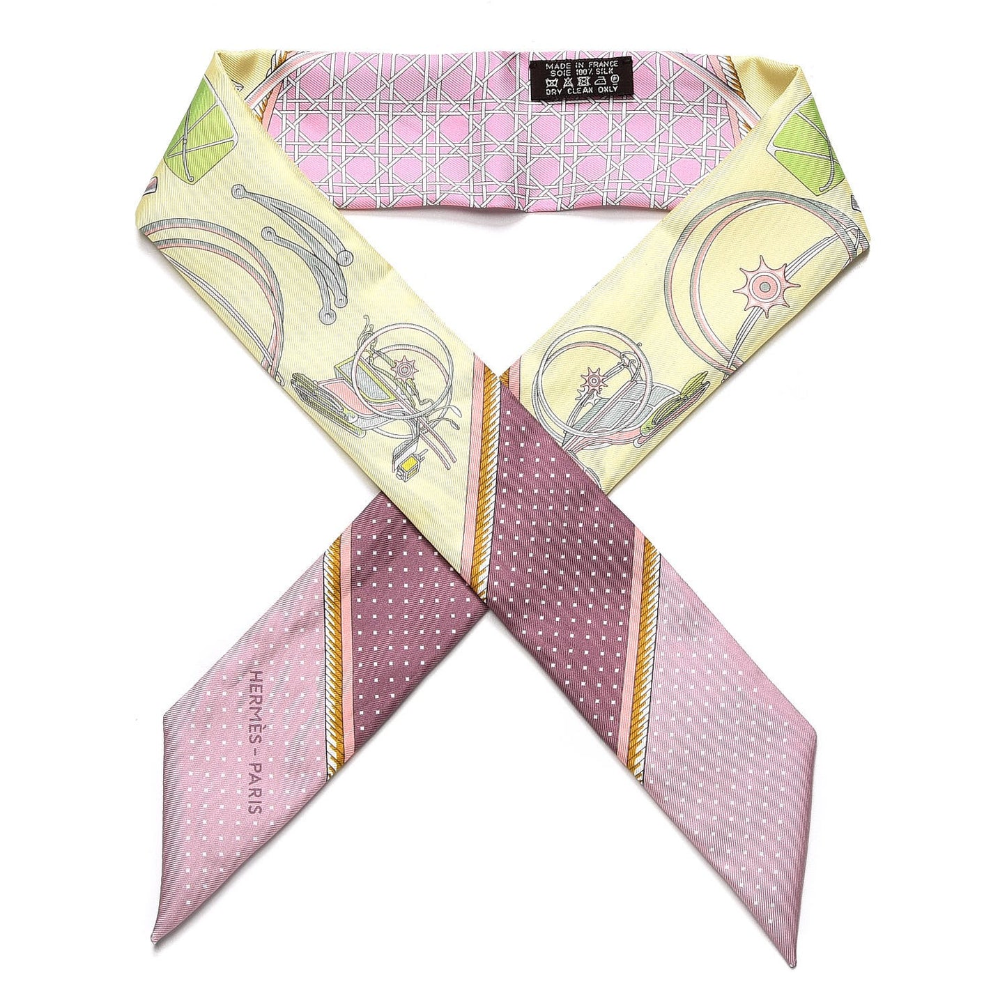 Silk Les Voitures A Transformation Twilly Jaune Soufre Vieux Rose Vert
