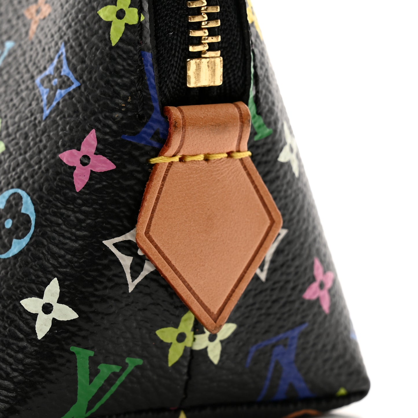 Monogram Multicolor Cosmetic Pouch Black Grenade