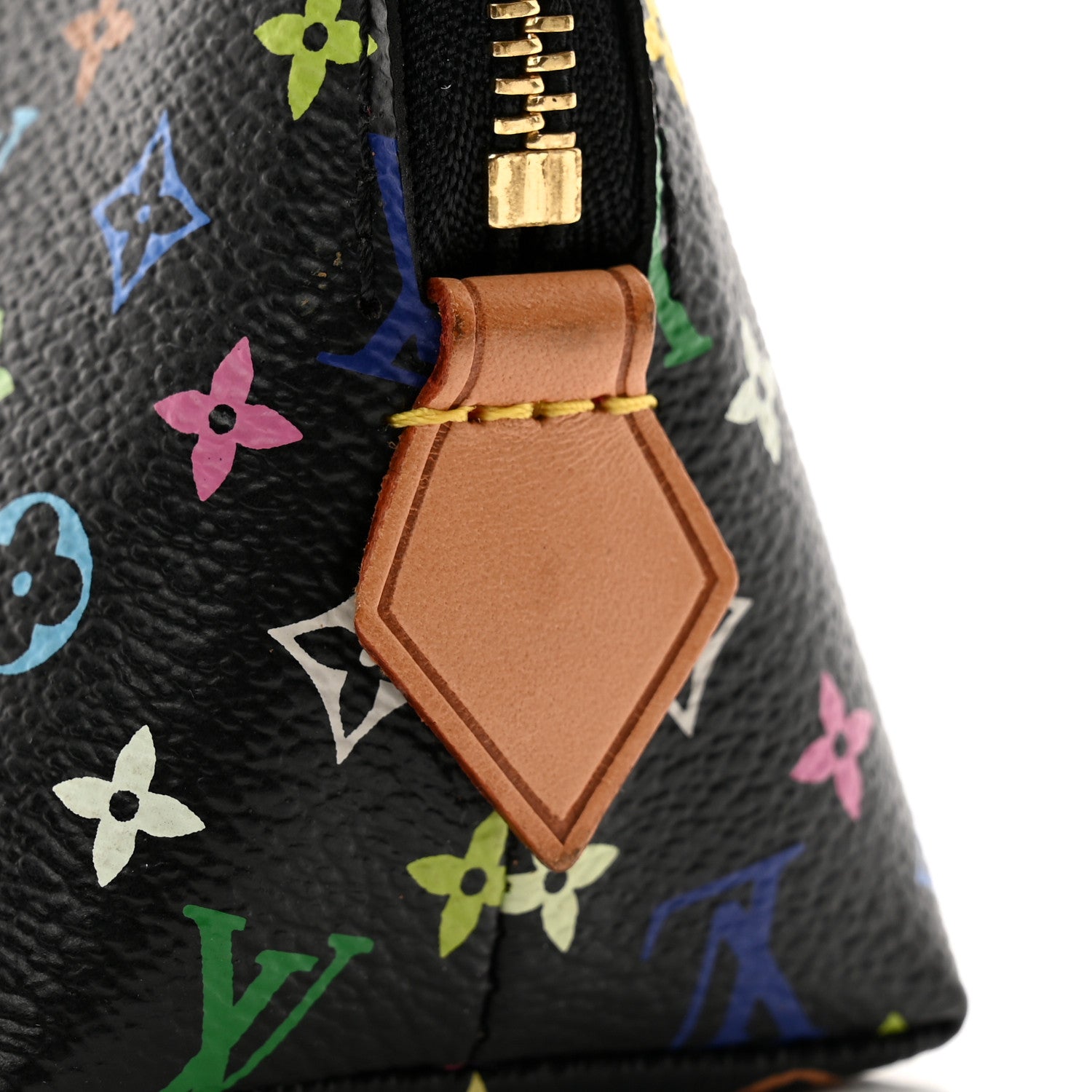 Louis Vuitton Monogram Multicolor Cosmetic Pouch Black Grenade 8 of 9