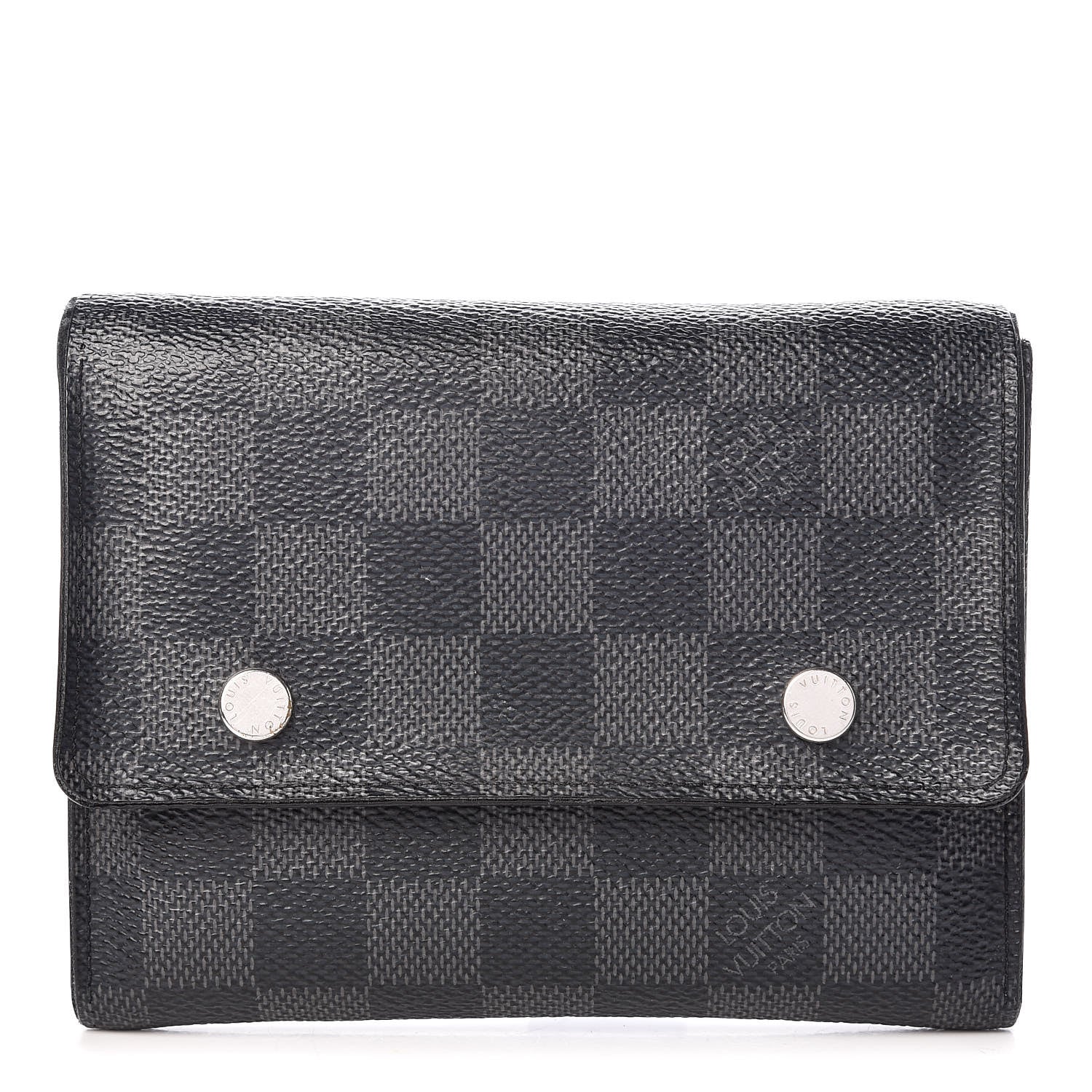 Louis Vuitton Damier Graphite Portefeuille Compact Modulable Wallet 1 of 15