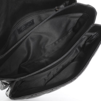 Chanel Lambskin Quilted 3 Large Flap Black 9 of 9