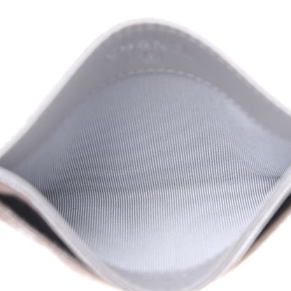 Chanel Metallic Lambskin Quilted Card Holder Silver 5 of 11
