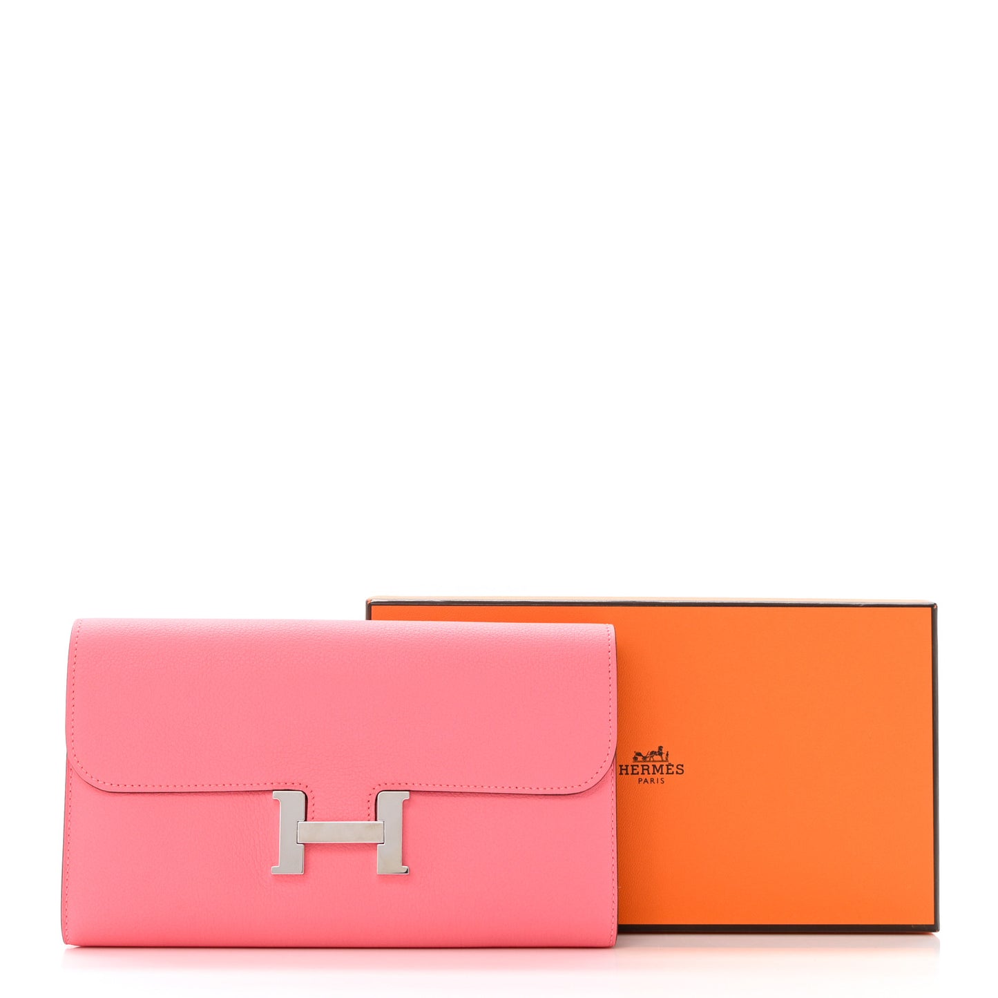Evercolor Constance Long Wallet Rose Azalee