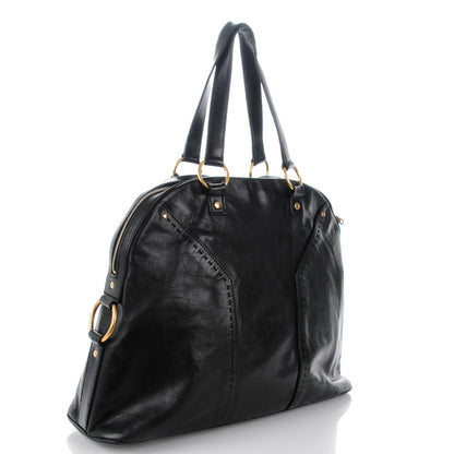 Saint Laurent Calfskin Oversized Muse Black 3 of 8