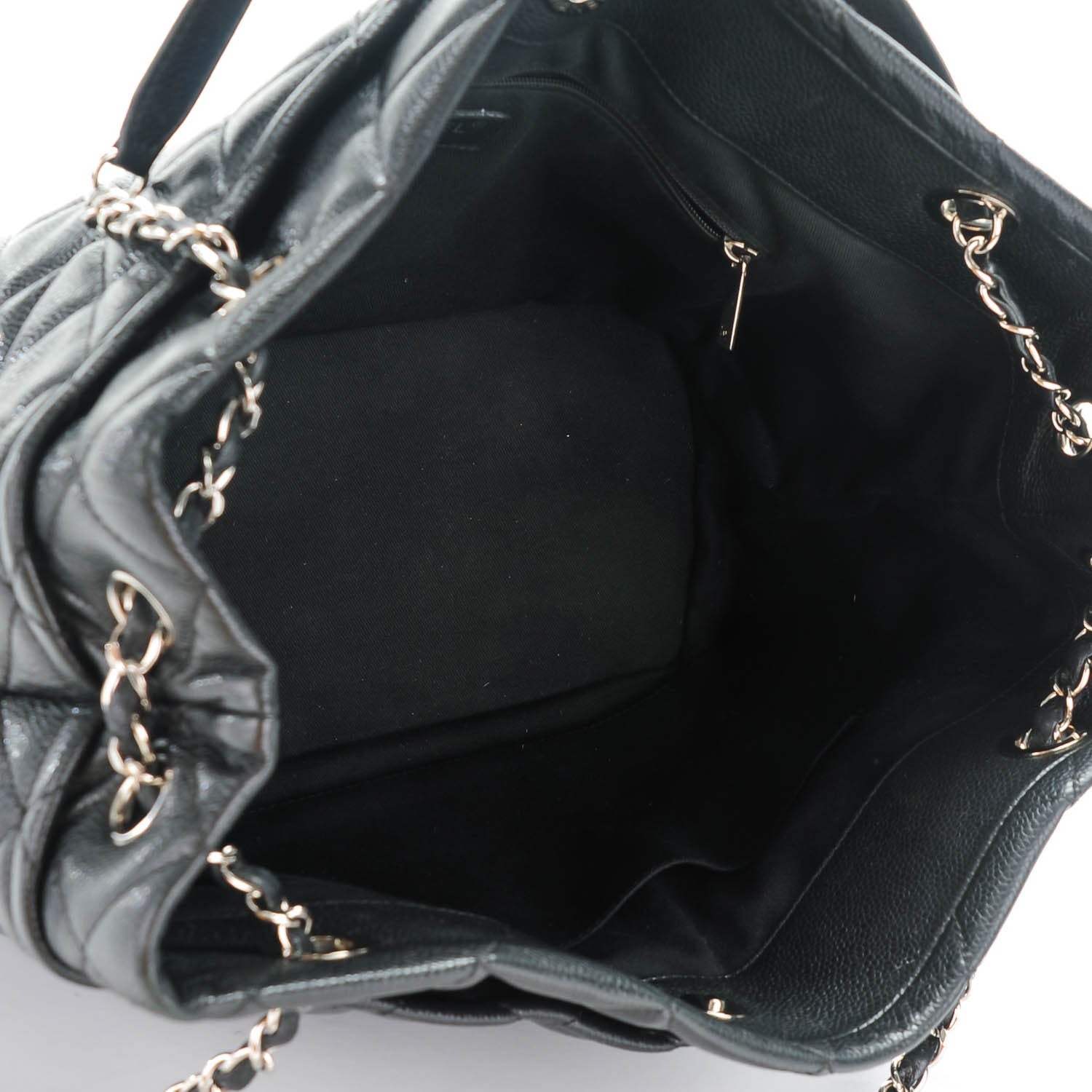 Chanel Caviar Quilted Timeless CC Soft Tote Black 5 of 7