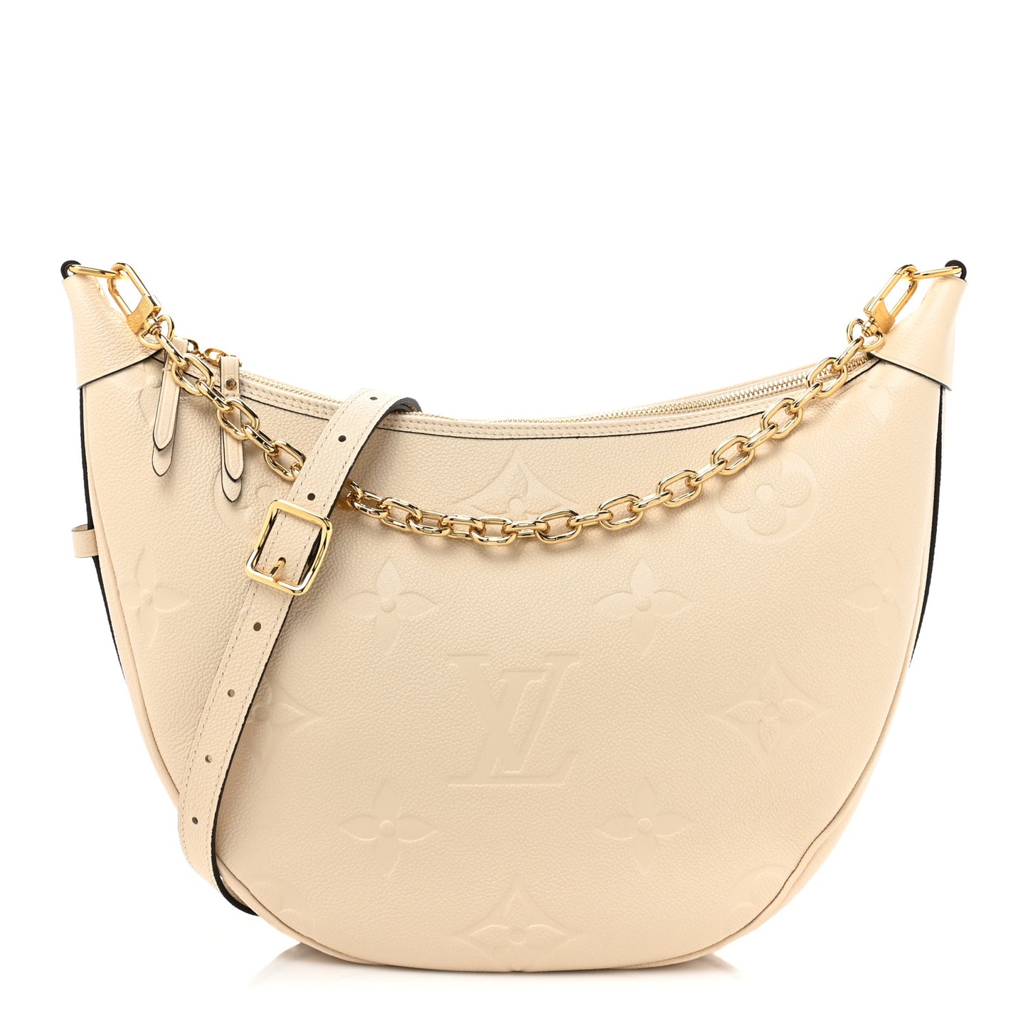 Empreinte Monogram Giant Loop Hobo Cream